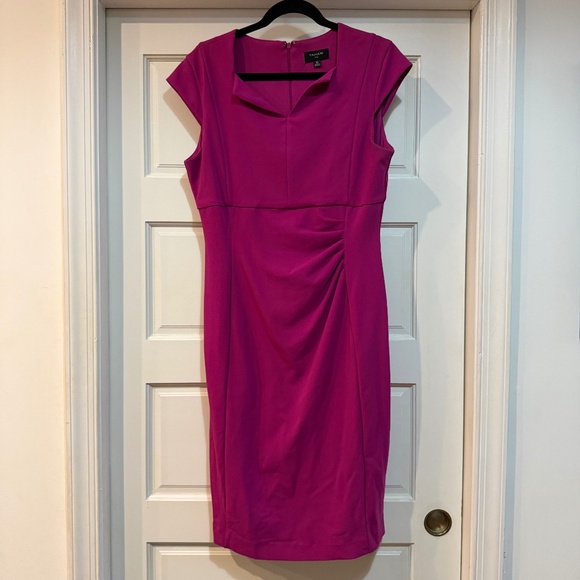 Tahari Magenta Dress, Size 10 - Picture 1 of 7